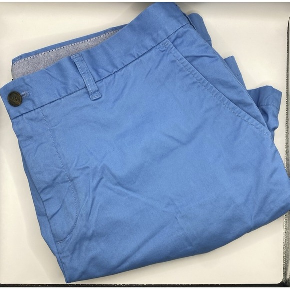 Tommy Hilfiger‎ Chino Shorts Mens Size 40 Light Blue Flat Front Classic Casual - Picture 1 of 7